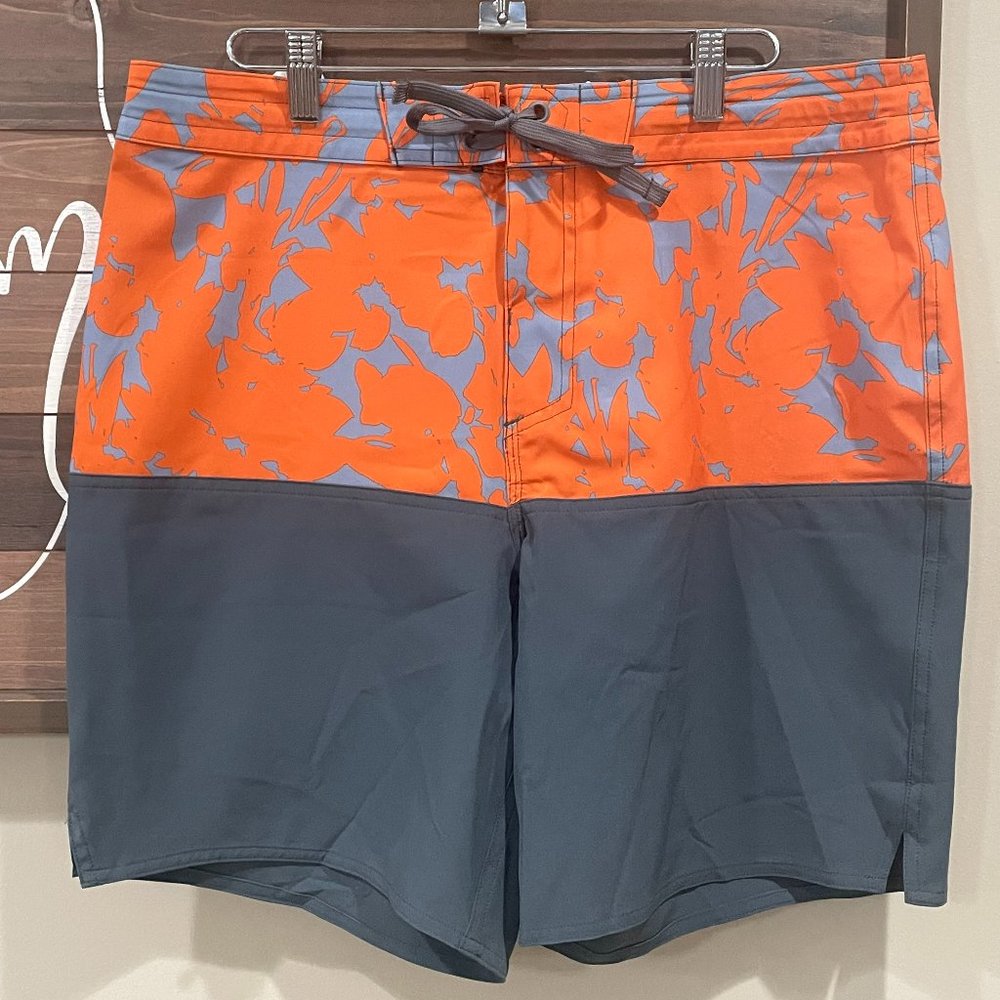 NWT prAna ON THE ROCKS BOARDSHORTS 32" Waist 7.5" Inseam Men's Swimming Trunks